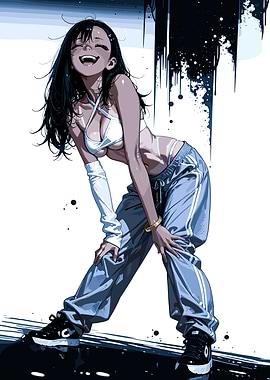 Anime Girl in Sportswear