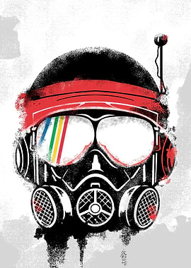 Arc Raiders helmet poster