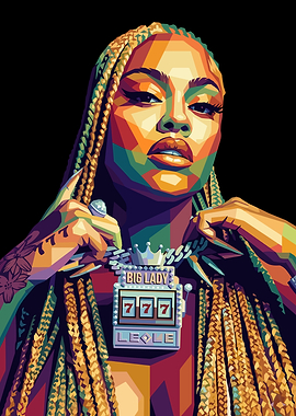 Latto Pop Art Portrait