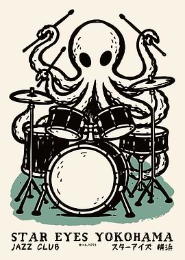 Yokohama Jazz Club Poster