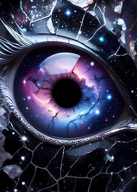 Cosmic Eye Reflection