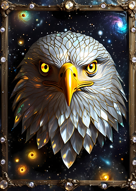 Eagle in a Cosmic Frame