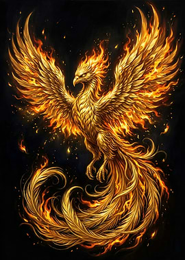 Fiery Phoenix Rising