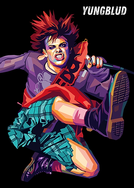 Yungblud Pop Art Portrait