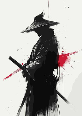 Samurai Warrior with Katana