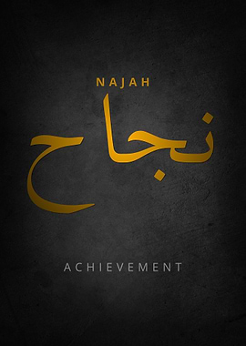 Arabic Calligraphy for Achievement