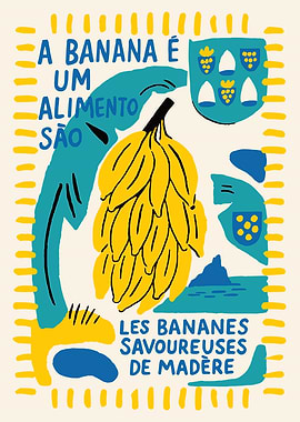 Madeira Bananas Wall Art
