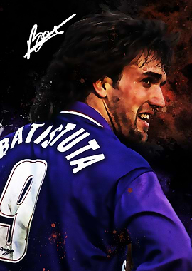 Gabriel Batistuta Jersey