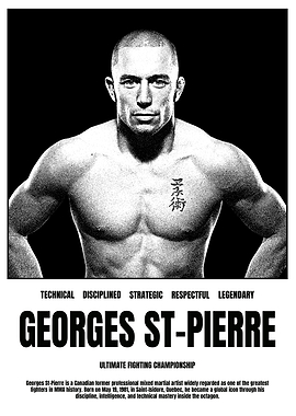 Georges St-Pierre UFC Poster