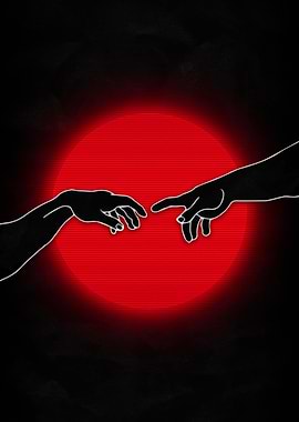 Creation of Adam Hands