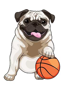 Pug Basketball player Basketball