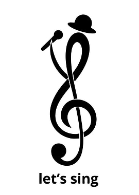 Singing Treble Clef Icon