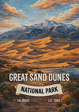 Great Sand Dunes National Park Poster
