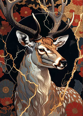 Kintsugi Deer