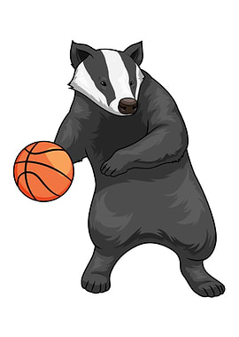 Badger Basketball player Basketball