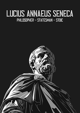 Lucius Annaeus Seneca Statue Poster