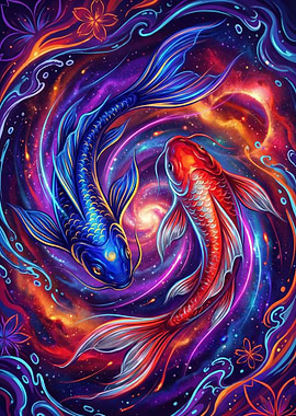 Cosmic Koi Fish