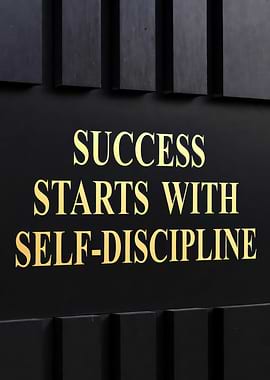Success Starts With Self-Discipline Quote