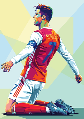 Cristiano Ronaldo Pop Art