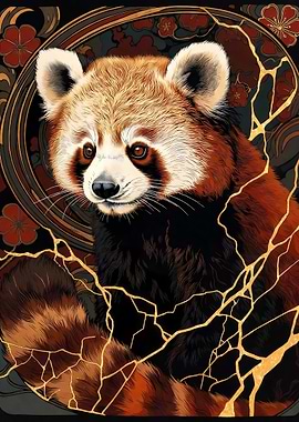 Kintsugi Red Panda