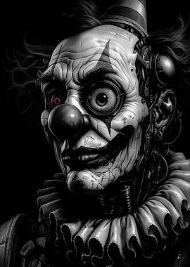 Creepy Cyberpunk Clown
