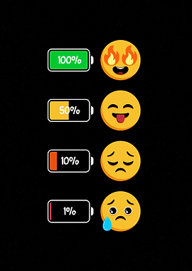 Emoji Battery Levels