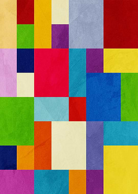 Colorful Geometric Abstract Pattern