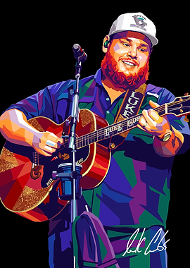 Luke Combs Playing Guitar