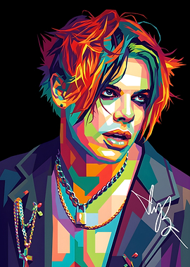Yungblud Pop Art Portrait