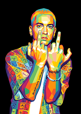 Eminem Pop Art Portrait
