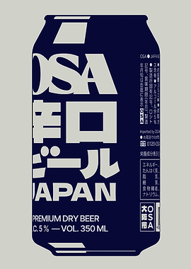 OSA Premium Dry Beer Can