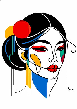 Abstract Portrait of a Woman