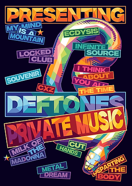 Deftones Private Music Pop Art