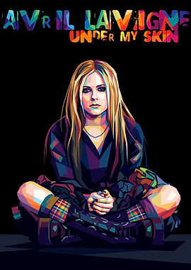 Avril Lavigne Under My Skin Pop Art