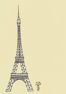 Eiffel Tower Beige
