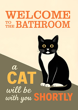 Welcome to the Bathroom Cat toilet