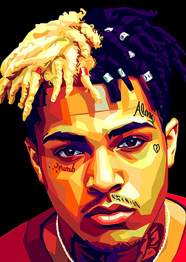 XXXTentacion Pop Art Portrait