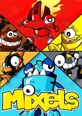 Mixels Characters and Logo