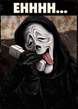 Ghostface on the Phone