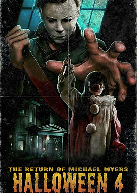 Halloween 4 Michael Myers Poster