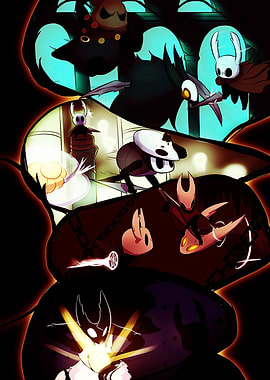 Hollow Knight Characters in Action
