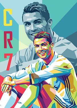 Cristiano Ronaldo Pop Art