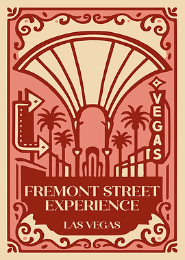 Fremont Street Experience Las Vegas Poster