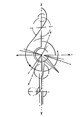 Geometric Musical Symbol