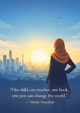 Malala Yousafzai Quote on Education