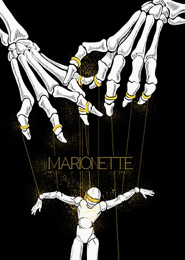 Skeleton Hands Controlling a Marionette