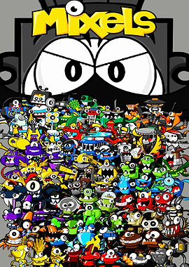 Mixels Characters Poster