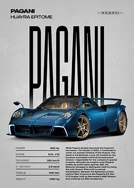 Pagani Huayra Epitome Car