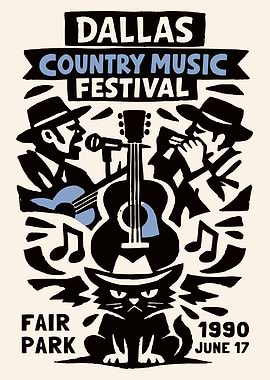 Dallas Country Festival Poster