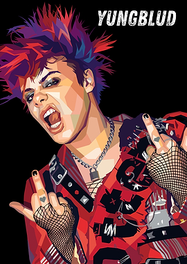 Yungblud Pop Art Portrait